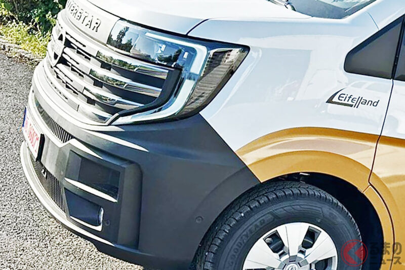 約500萬元！日產「大型車中泊專用廂型車」實車公開！ 斬新「堂堂車頭」×寬廣「睡床」搭載!? 還配備「客廳」的「Interstar e」在德國展示