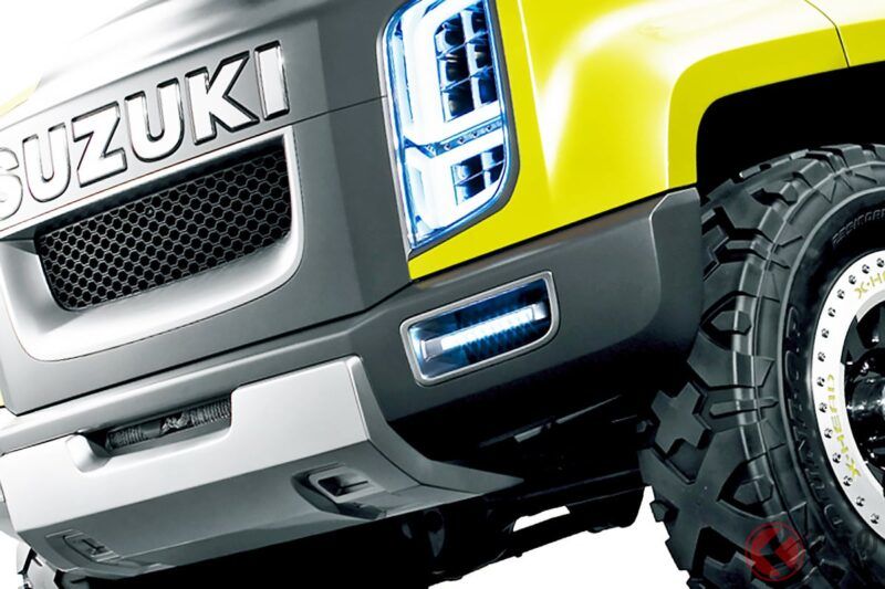 請注意到鈴木最新、超前衛的小型卡車！ 那結實有型的「強悍車身」帥到不行！ 這款與眾不同的皮卡概念車「X-HEAD」究竟是什麼呢？