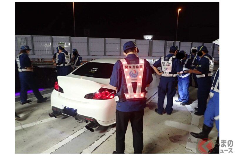 國交省氣炸了！對不正改造車「6台」下達「立即把車改回原狀！」的命令 在「辰巳PA」聚集的車輛造成了極大困擾，「爆音」、「超低車身」、「超寬輪胎」的改裝車當場被查獲！ 首都高也同步進行取締行動