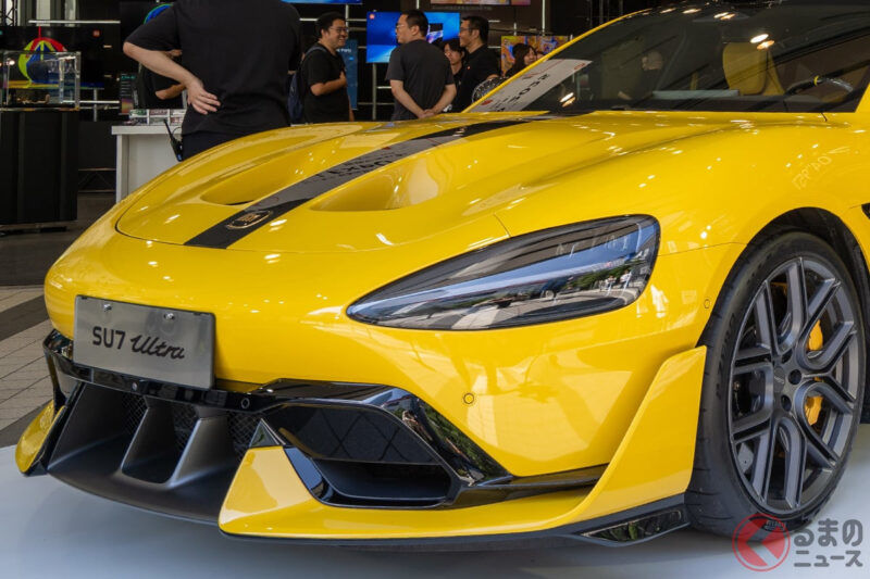 中國IT家電巨頭「小米」製造的BEV「SU7 Ultra」 首次在日本公開亮相