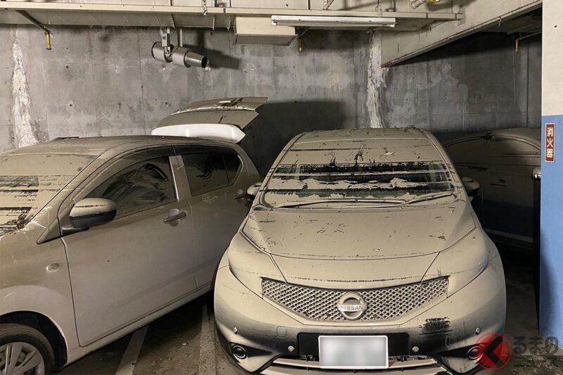 三重縣的停車場開始拖吊淹水車！淹水車車主的心情如何？費用由管理公司負擔，所有車輛將於10月3日全部搬出完成