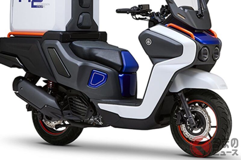 由Yamaha與Toyota共同開發的新型「氫能速克達」世界首度亮相！ 在JMS 2025上展示的「H2 Buddy Porter Concept」實測續航可超過100公里，同時也吸引目光的是其時尚造型