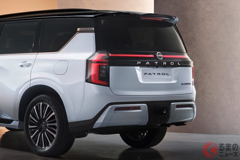 日產「八人座SUV」實車即將公開！ 採用方正設計、馬力超過400匹的高性能車型「Patrol」將在JMS2025亮相，也讓日本市場導入的期待升高