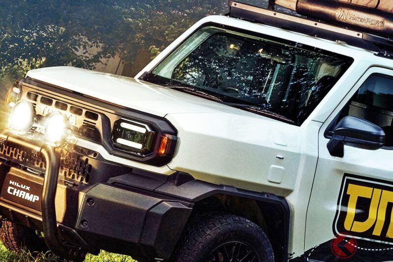 新車約213萬日圓！豐田的「究極實用車型」超厲害！ 比「Hilux」更小的方正車身，搭配5速手排，還推出「載人」版本！ 在泰國推出引發關注的「Hilux Champ」到底是什麼呢？