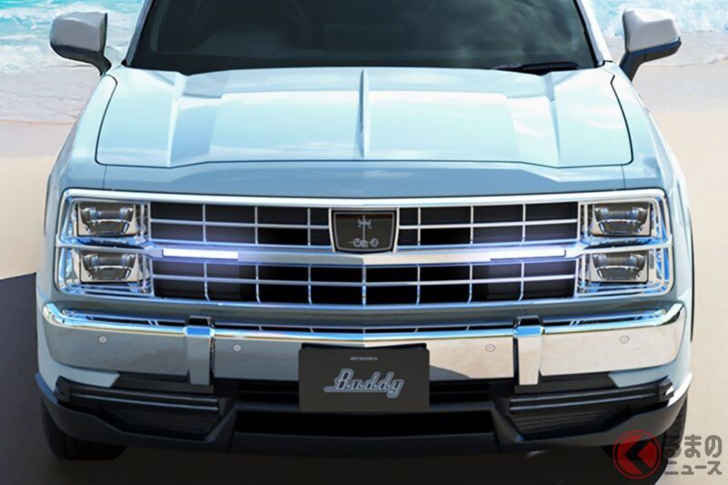 三菱岡（Mitsuoka）將重新販售「五人座復古SUV」！ 這款車採用方形四燈頭設計與閃亮的水箱護罩，「方方正正」的造型非常帥氣！ 停產的「Buddy」將限量150台「再生產」￼￼￼