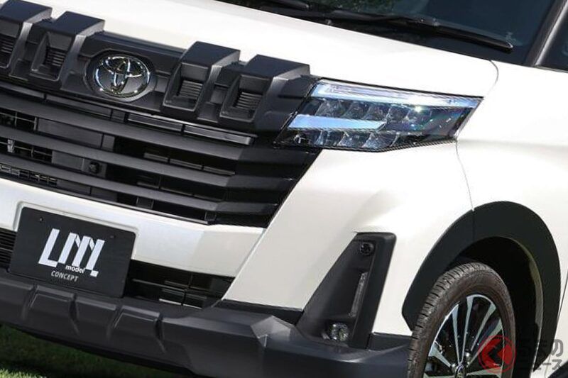 豐田推出「小型休旅車」的超強悍外觀版本！ 配備四連格柵進氣口×「黑色粗獷」防撞保桿護板！ 氣勢驚人的「Roomy」model LM 越野客製版本超厲害！