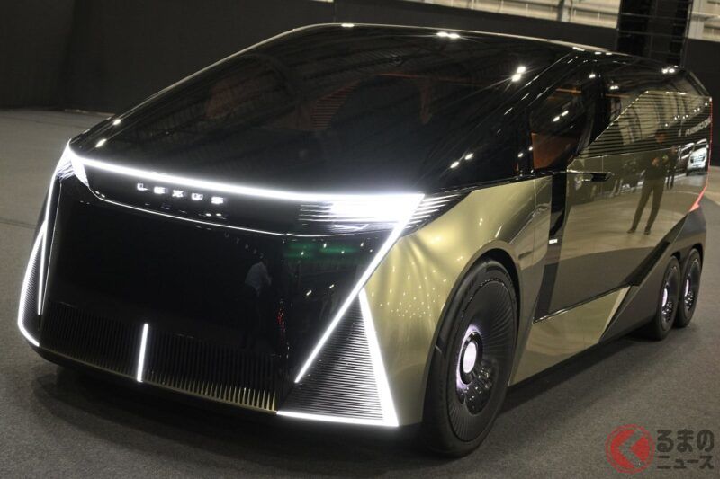 雷克薩斯「LS概念車」全球首次亮相！  搭載「六輪」的嶄新超高級迷你車超厲害！  跳脫傳統轎車框架的新一代「旗艦車型」究竟是什麼樣貌！
