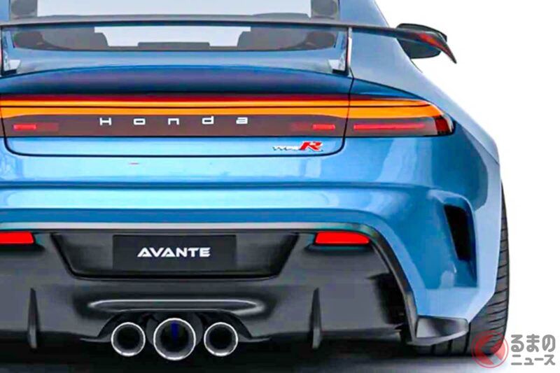 本田新型「Prelude“Type R”」!? 霸氣「寬體車身」加上三出排氣管超帥氣！ 預告高性能規格的CG圖現身￼￼￼