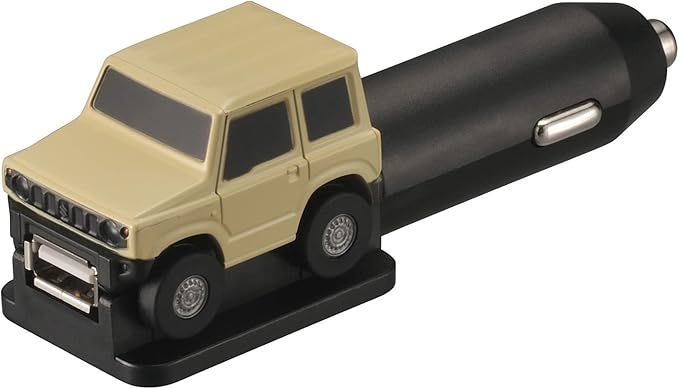 吉姆尼造型的USB充電器，讓你的車內亮起來！