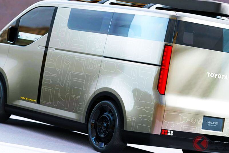 豐田全新「Hiace Concept」全球首演！這款“商用廂型車之王”時隔21年迎來首次“全面改款”，備受矚目！這款「寬敞的車身」預計將推出兩種版本：「標準版」和「長軸版」！