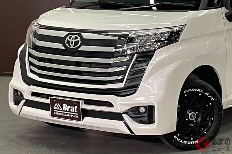 明明是 Toyota「Land Cruiser 臉」，車身卻很小!?  以人氣小型車「Roomy」為基礎打造的「Land Cruimy」現身二手車市場！ 經銷商的反應如何？