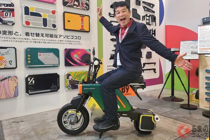 會「變形」的電動機車推出全新版本！ ICOMA「可折疊電動車（Tatamel Bike）」的進化款「Plus」亮相 2025 日本移動展！ 它有哪些特色？