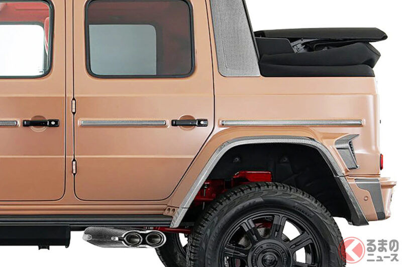 新「5人座開篷SUV」正式發表！ 方正車身×創新「軟篷」超吸睛！搭載800匹 V8 渦輪引擎的超高性能版本！德國 BRABUS「800 Cabrio」亮相