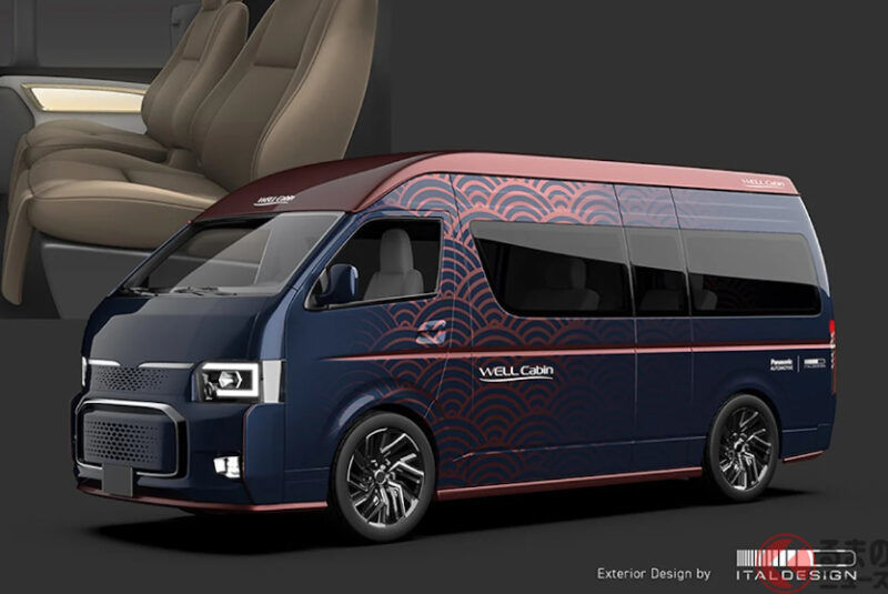 「Hiace」為基礎的概念車再進化！？  透過感測與AI技術打造「舒適移動空間」！