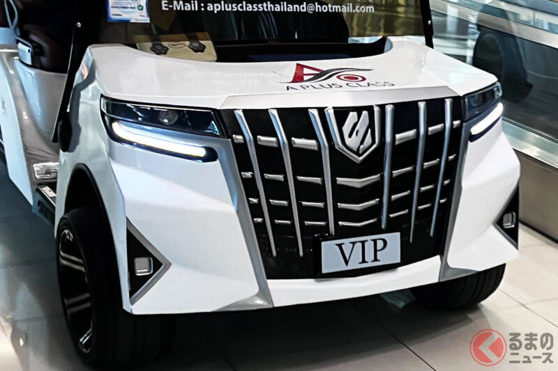 哇…全長好短！Toyota「迷你 Alphard」頻繁現身！ 無車頂、敞篷仕様四處奔跑!? 在泰國活躍的可愛存在