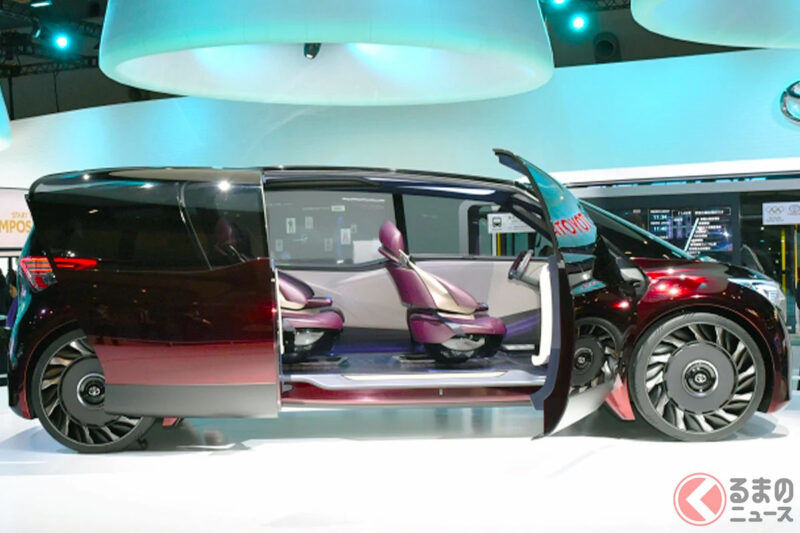 Toyota「下一代 Estima!?」引爆熱議！   採用大開口「對開式車門」的三排座迷你廂型車「Fine-Comfort Ride」超厲害！