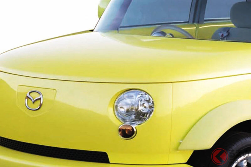 馬自達「前衛小型車」引關注！ 圓燈造型×超酷車門×手作感十足！5號牌尺寸兼具實用性的「Secret Hideout」，2001年公開的“隱密小屋”概念車