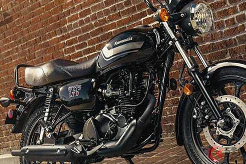 Kawasaki「全新」巡航車款引發熱烈回響！「完全就是80年代的日美風格」「繞了一圈反而新鮮又有型」「如果日本也有一定很有趣」等聲音不斷 採用高把手與階梯式座椅　在拉丁美洲發表的「W175 LTD」是什麼來頭？