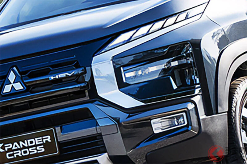 三菱「全新」7人座SUV小型MPV實車公開引發熱烈回響！全長4.6m車身＋「超越Jimny的離地高度」獲讚「好帥」「想要」！全新「Xpander Cross HEV」泰國版成話題焦點