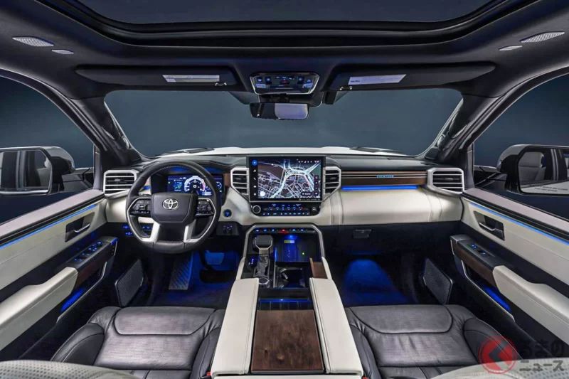 豐田全新「最大級」車款即將登場!? 採用「方正硬派」設計的「430 匹馬力以上車型」！ 全長超過 6 公尺的「Tundra」，在日本經銷商之間也成為話題焦點