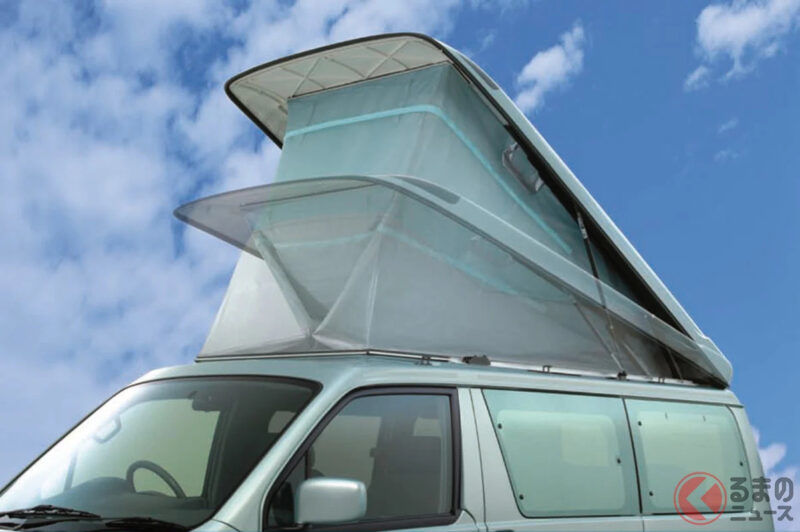 「大人4人能睡」的小型廂型車超厲害！創新「掀頂車頂設定」×全長4.7公尺級的「剛剛好尺寸」！正逢車宿大受歡迎的現在，最想要的Mazda「Bongo Friendee」值得關注