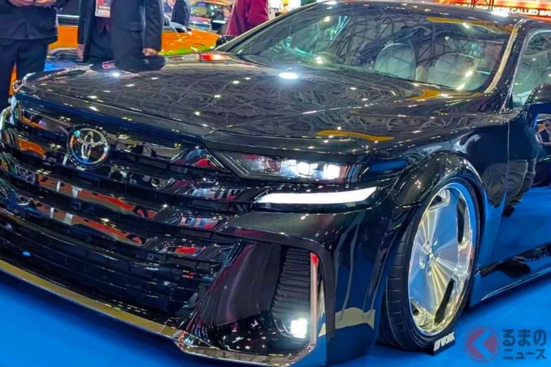 豐田超高級「Vellfire Sedan!?」實車首次公開！ 超人氣「休旅車之皇帝」變身為豪華「VIP Sedan」！ 連森藏都會驚嘆的帥氣外型！ “NATS”創新「LS改裝車」超厲害！