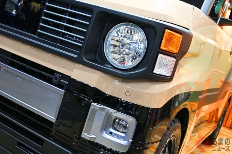 三菱「小型帕傑羅」!? 採用「初代帕傑羅」風格的圓燈復古造型！ 超級硬派又兼具「野性＆可愛」的外觀超吸睛！DAMD改裝的「Delica Mini Dali」將在東京改裝車展2026展出！