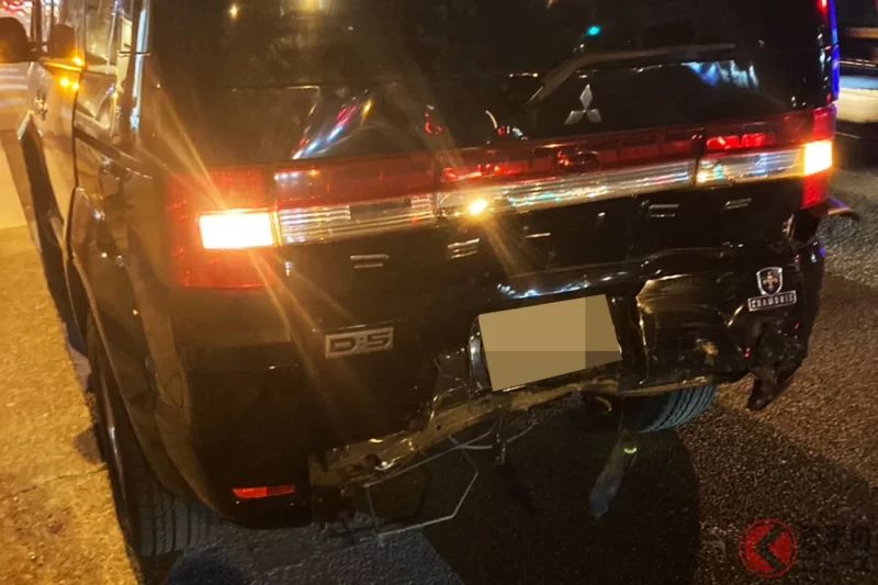 被「無保險的外國人」追撞直接報廢…離譜事件引發大量討論！？明明是堅固的SUV廂型車…最後結果如何？