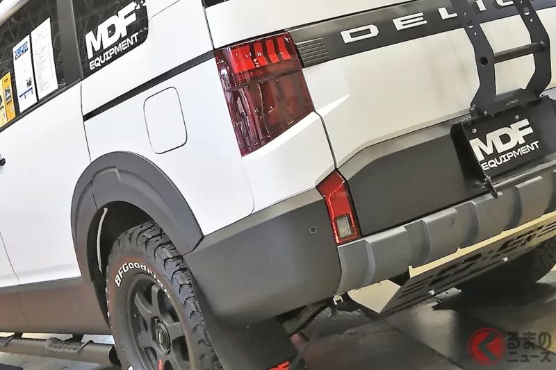 三菱「雙層式」新型Delica D:5登場！？「4個大人」都能睡的最強車宿規格曝光！MDF公開小改款露營車「D:POP」客製化版本