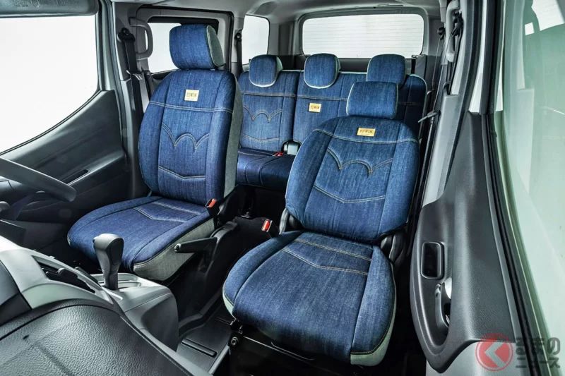 新車售價550萬日圓！全新「三排座位小型休旅車」首次公開！採 5 號車牌尺寸，配上超復古的「方形四燈頭燈」與「牛仔布內裝」！以日產 NV200 為基礎打造的 Alpine 風格特別車型「Sonova」限量版「EDWIN Ed」登場！