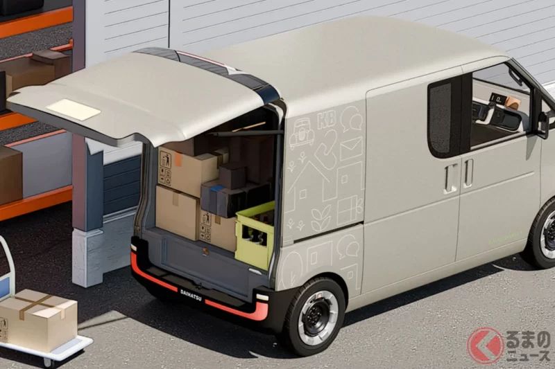 大發全新概念「輕型廂型車」即將上市！？從車中泊版本到「單人座貨車」通通有，還主打「超靜音」規格？俐落「滑順」外型也超吸睛的次世代概念車「KAYOIBAKO-K」到底是什麼樣的車？