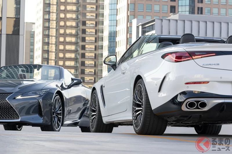 「日本車與外國車」的最新「大排氣量」Open Car開起來真的很舒服！ 即將停產的Lexus「V8」與Mercedes-AMG「直6」進行比較分析！ 逐漸浮現的各自「個性」是什麼？