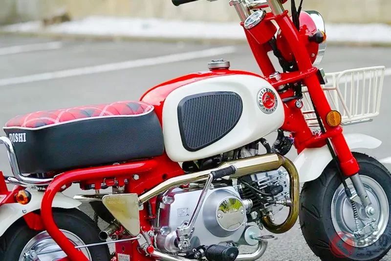 只要約新台幣6萬元就能買到新車！超有Honda「初代Monkey」風格的全新“原付二種”質感很不錯！目前人氣爆棚，甚至出現「首批完售」的情況！搭載110cc Engine的Mini Moto「全新Mini Q」一度“暫停接單”！