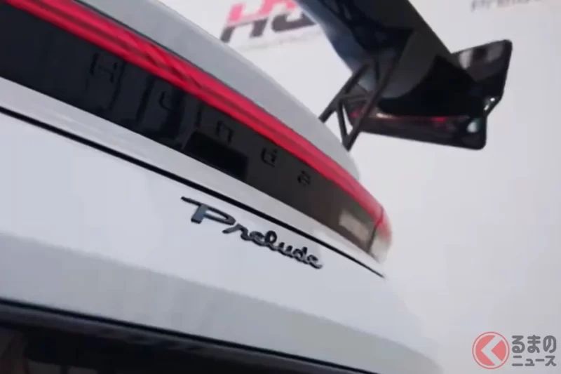 Honda展示了「超猛2門Coupe」實車！配備超有氣勢的大尾翼與碳纖維套件!? 連F1冠軍也關注的「Prelude HRC Concept」於F1鈴鹿亮相