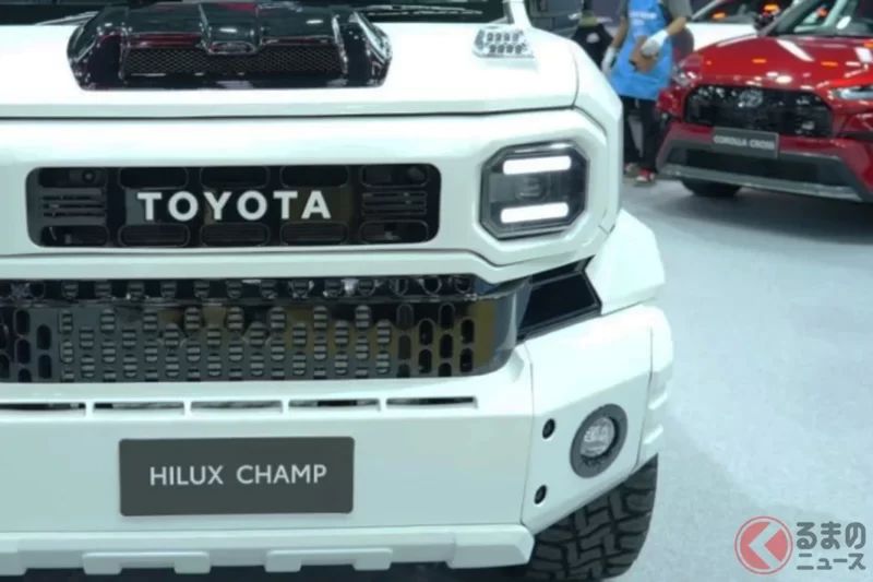 超有存在感的粗獷Toyota車款實車亮相！搭載霸氣保險桿＆寬體fender的「Hilux Champ」在泰國活動中正式展出