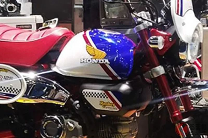 Honda「Monkey 125」變身成讓人懷念的「FTR」風格!? 採用Tricolor外觀搭配號碼牌設計，“那種味道”直接拉滿！Silverback「MONKEY FTR 125」開放預約登記中