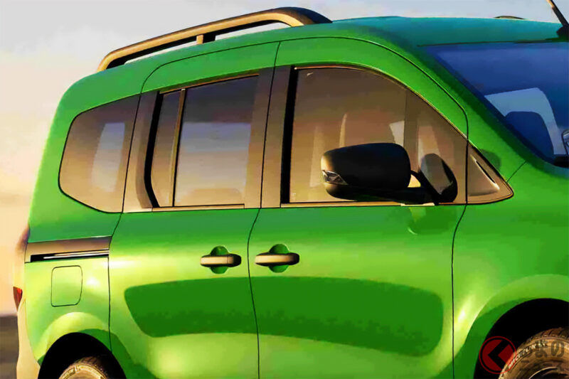 推出可選6速MT的新「5人座minivan」！採用比Toyota「Voxy」還短的全長4.4m級車身＋實用滑門設計！還有專屬綠色塗裝與「對開式後門」加持，Renault「Kangoo Couleur」登場！