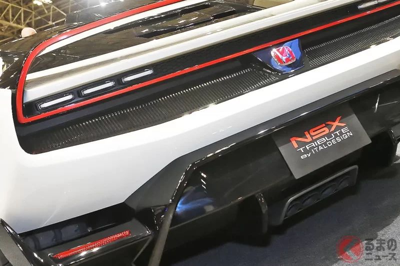 全新的「Honda NSX」登場！採用初代「老車設計」與紅色「Honda徽章」的Honda官方認證「supercar」！搭載3.5公升 V6 twin turbo 的「NSX Tribute by Italdesign」究竟是什麼樣的車款？