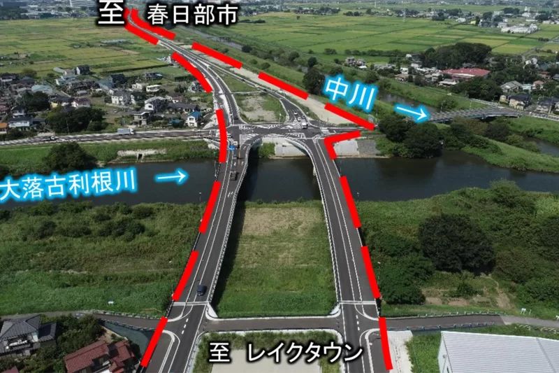「日本最大的aeon」會經過的新路線現在狀況如何？外環道－春日部之間變成沒有紅綠燈了！？國道4號替代道路「東埼玉道路」部分通車後，已經開始出現效果？