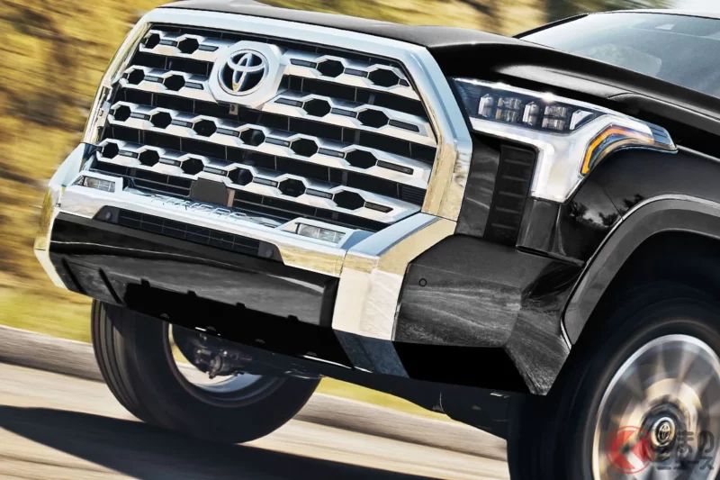 全長5.9m！Toyota推出「新型」超巨大5人座車款！左駕設定＋豪華配備滿載！擁有強烈存在感的「Tundra」到底是什麼車？