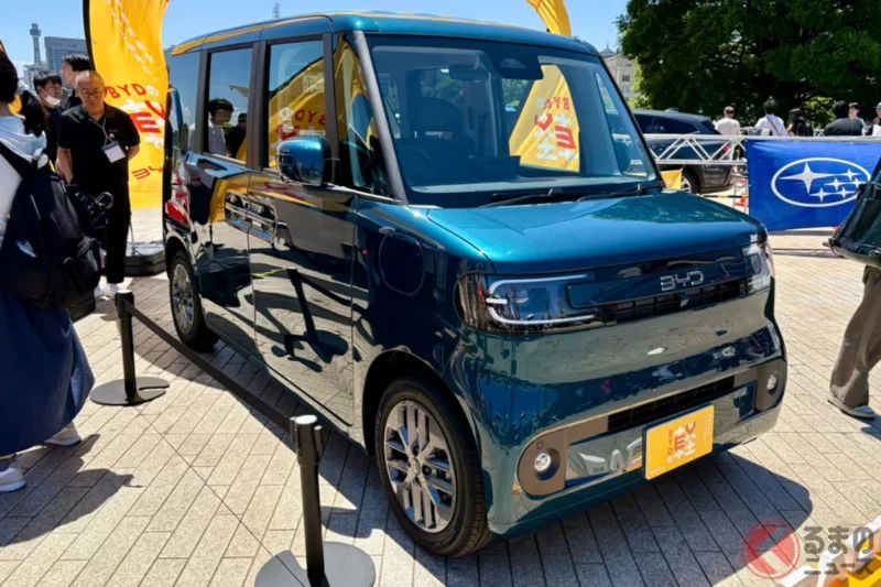 實車亮相！與N-BOX同級尺寸的新型「輕型滑門Wagon」登場！結合高級內裝與實用配備，還提供多種動力系統可選！這款「BYD Racco」到底是什麼車！？