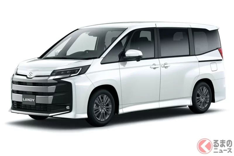 Suzuki發表「全新三排座椅minivan」！車長4.7m、油耗達「23km/L」的低油耗表現！全車採用俐落「Aero車頭」，並取消汽油車版本的「Landy」小改款車型登場