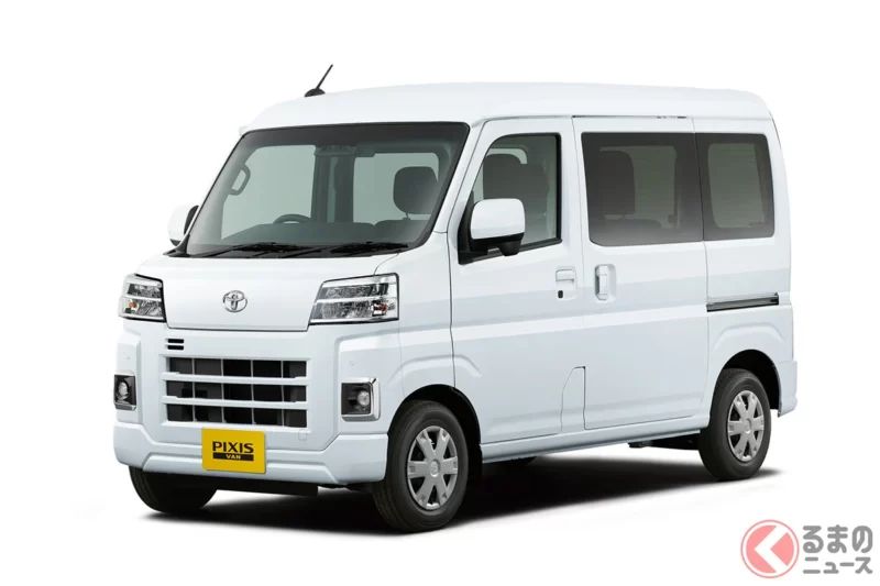 Toyota新型「kei commercial van」發表！搭載可偵測腳踏車的「進化版Smart Assist」，並標配LED燈組的「Pixis Van」，售價從115萬日圓起