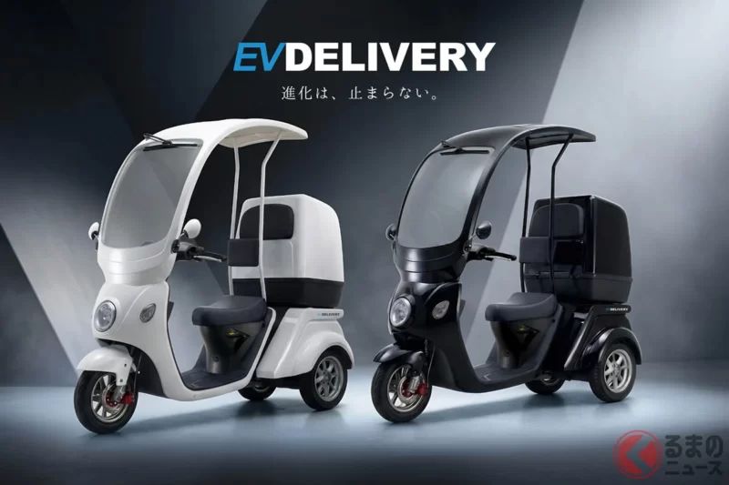 Blaze推出全新「有車頂三輪機車」！ 針對「車身晃動不穩」問題進行改善的實用小改款！ 維持成本僅約為燃油車六分之一的「EV Delivery」升級版正式登場！