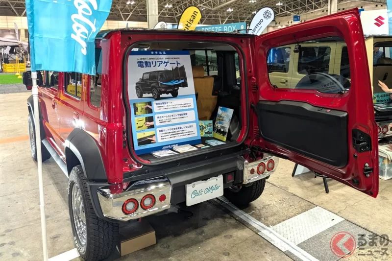 Suzuki「Jimny」進化得更聰明了！ 超強「尾門」大幅提升使用便利性！ Alpine開發可自動打開的「電動尾門套件」