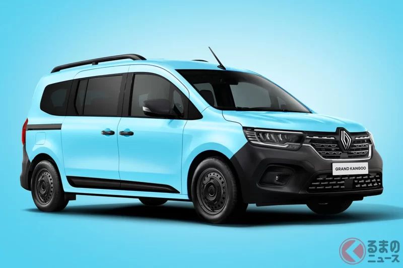 全長4.9公尺的全新「3排7人座」MPV即將登場！採用「Alphard級」車身與觀音開啟式尾門設計！搭載全新「Blue」塗裝的Renault「Grand Kangoo Couleur」預計於7月中發表
