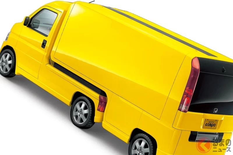 全長5公尺！Honda前衛「6輪輕型商用廂型車」太狂了！ 原廠打造的「魔改造」商用車玩心爆棚！ 超～～大載貨空間，無論商務還是戶外活動都超實用的「Acty Compo」引發關注！