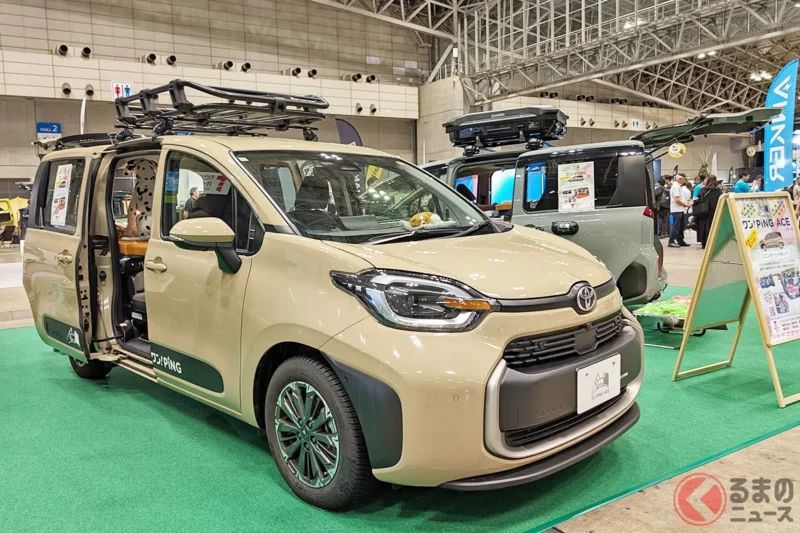 Toyota 在 Sienta 上加入「職人手作」的手工床組！可供「兩位成人」睡眠的小型 MPV 正式認真開發！為滿足需求所推出的創新套件「Wanping Ace」系列相當驚人！
