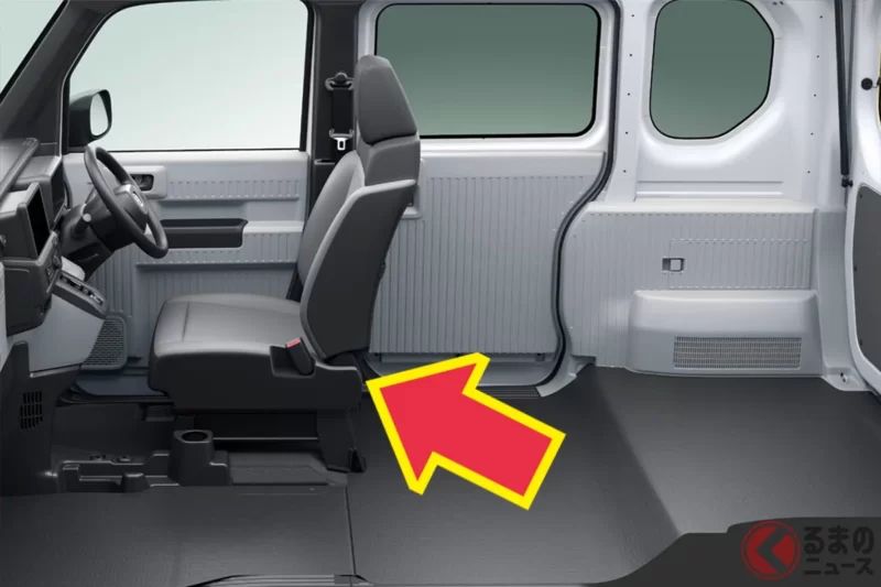 Honda創新的「1人座輕型車」超厲害！「不讓任何人乘坐」的超寬敞車內空間×充滿強悍感的「黑色臉孔」設計！方正車身的簡約版本「N-VAN e: G」究竟是什麼車？