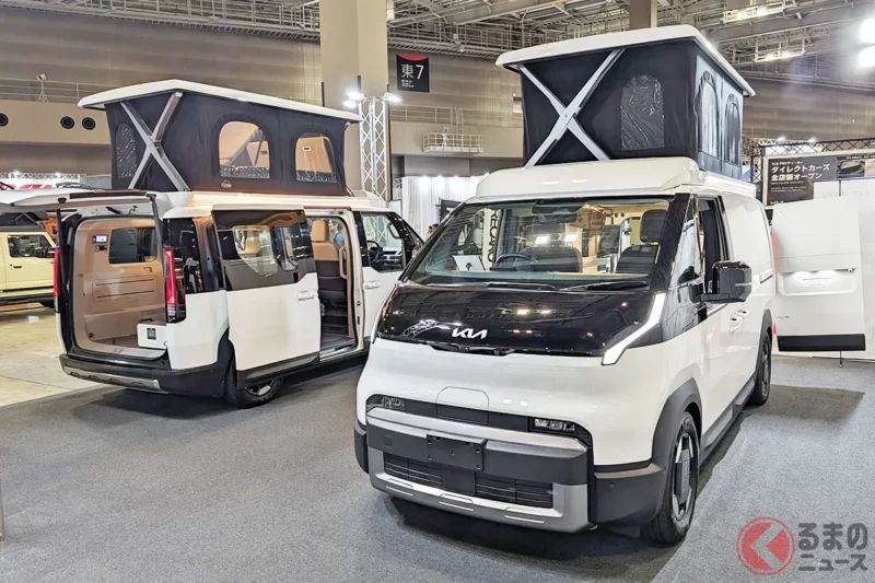 Toyota「Hiace」勁敵即將上市！ 全新「One Box Van」採用4.7公尺剛剛好的車身尺碼！ 配備滑門、最適合「車宿」的Minivan備受期待！ 日本改裝品牌打造的Kia「全新PV5」實力驚人！